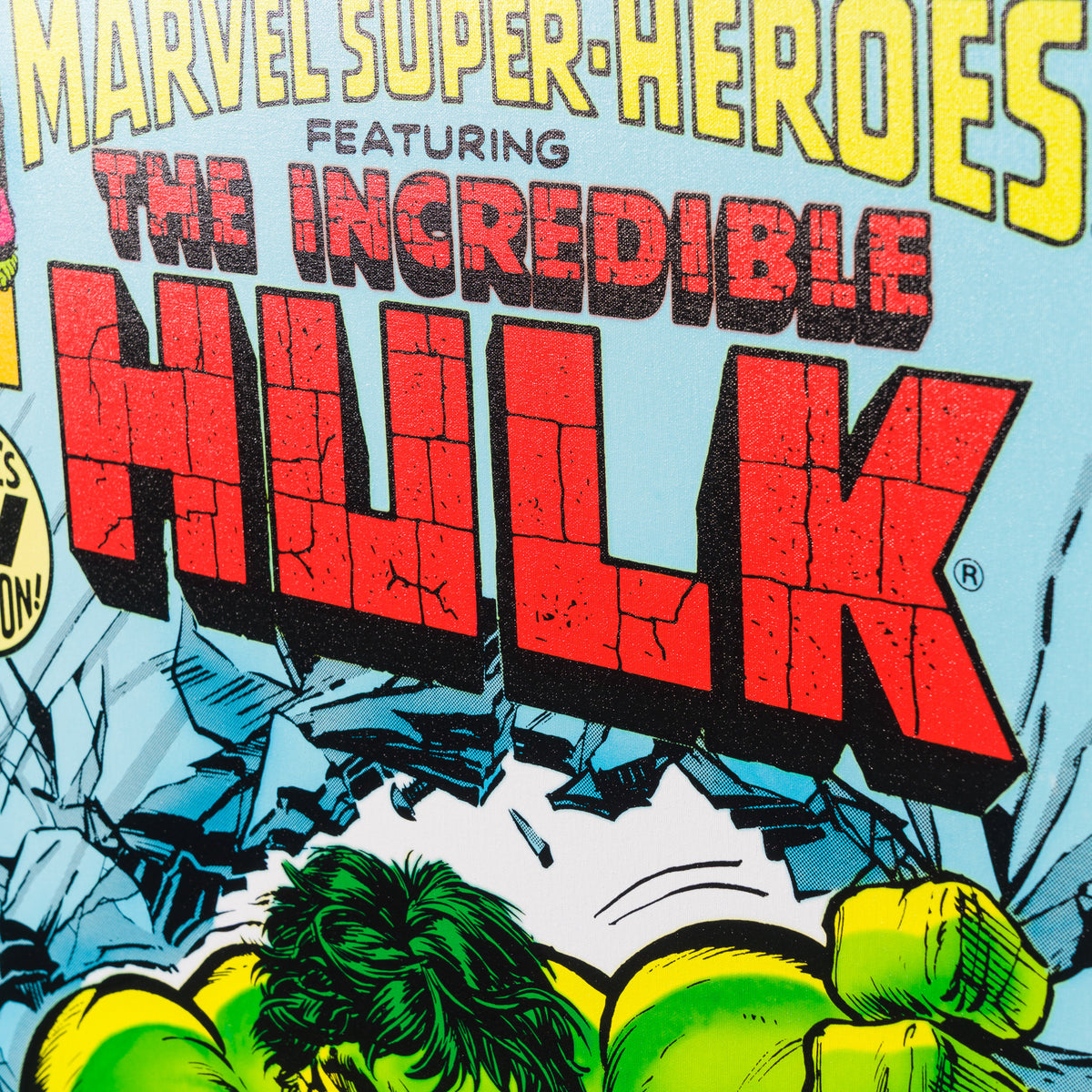 Marvel Super-Heroes Featuring The Incredible Hulk #82 - Marvel's TV Sensation (Boxed canvas)