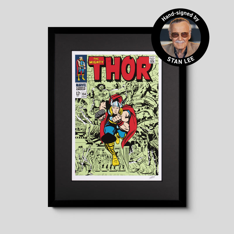 The Mighty Thor #154 | Giclée on paper | Hand-signed by Stan Lee