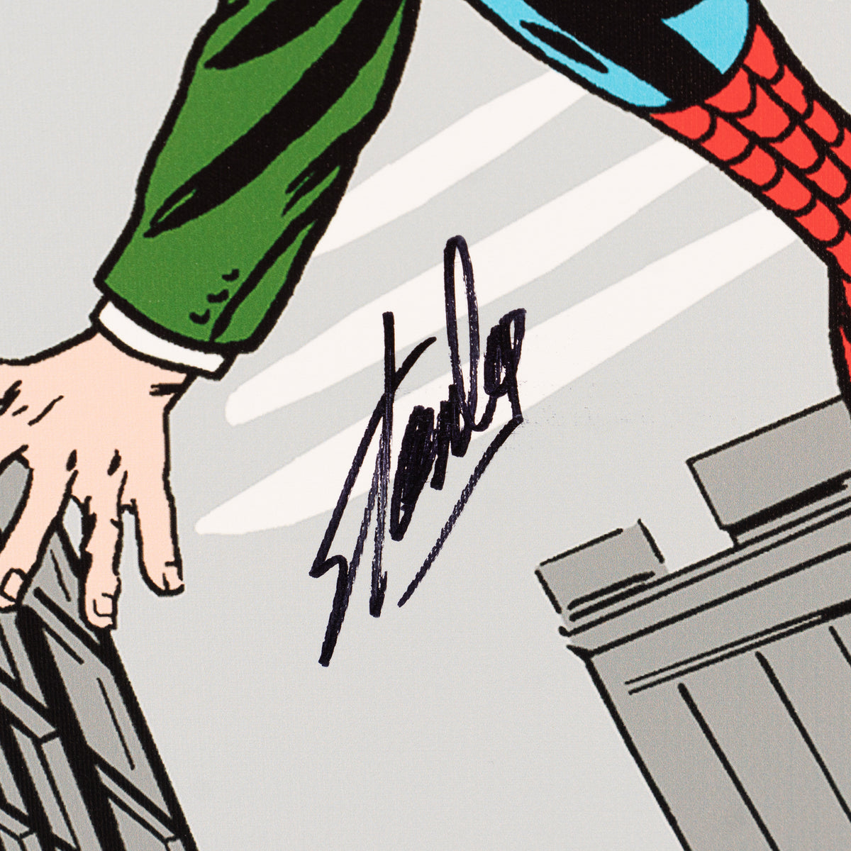 Amazing Fantasy #15 - Introducing Spider-Man | Boxed Canvas | Hand-signed by Stan Lee