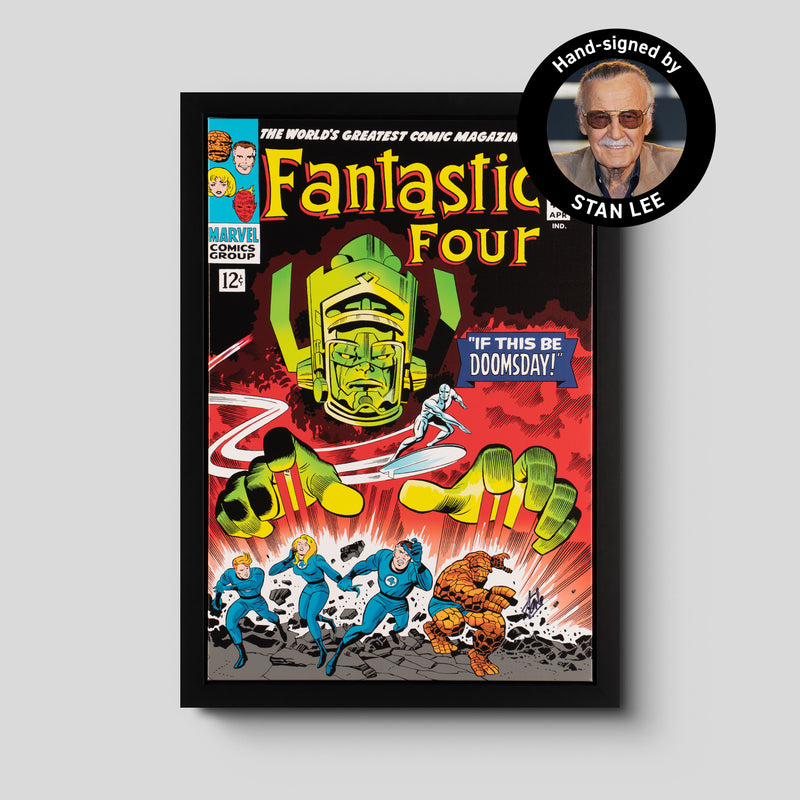 Fantastic Four #49 - If This Be Doomsday! | Boxed Canvas | Hand-signed by Stan Lee