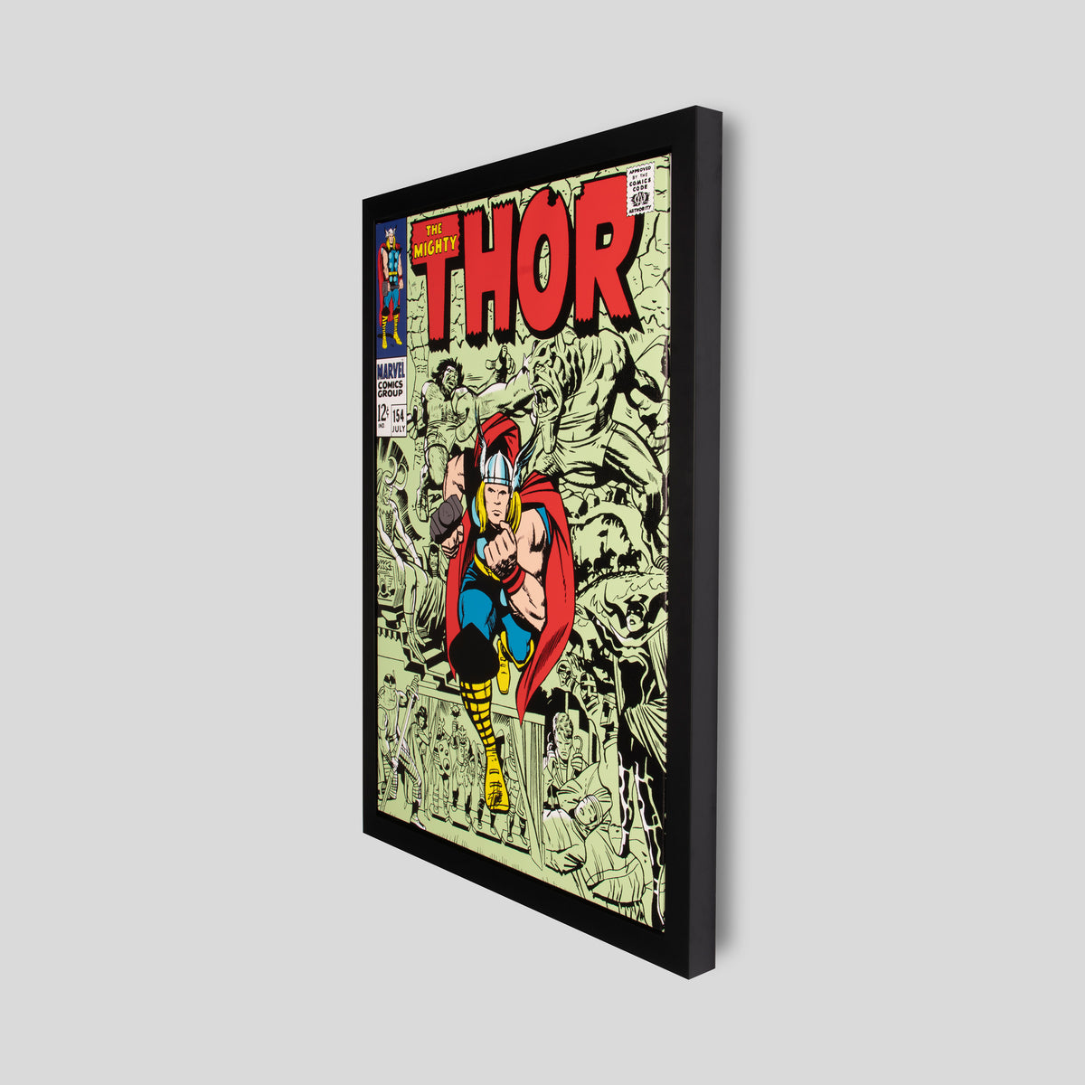 The Mighty Thor #154 | Boxed Canvas | Hand-signed by Stan Lee
