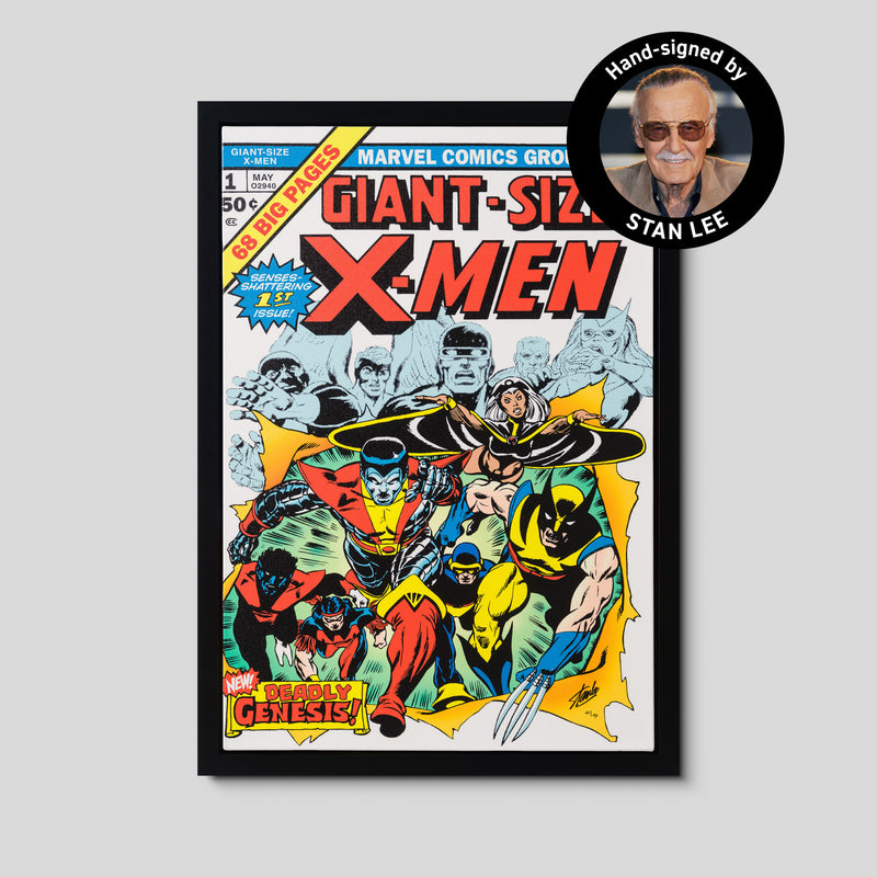 Giant Size X-Men #1 | Boxed Canvas Edition | Hand-signed by Stan Lee