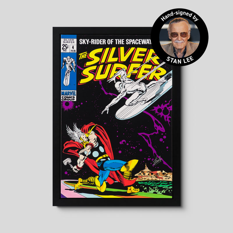 The Silver Surfer #4 | Boxed Canvas | Hand-signed by Stan Lee