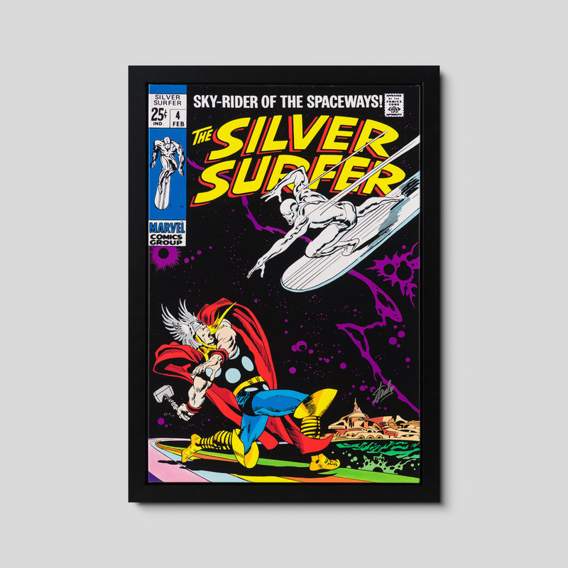 The Silver Surfer #4 | Boxed Canvas | Hand-signed by Stan Lee