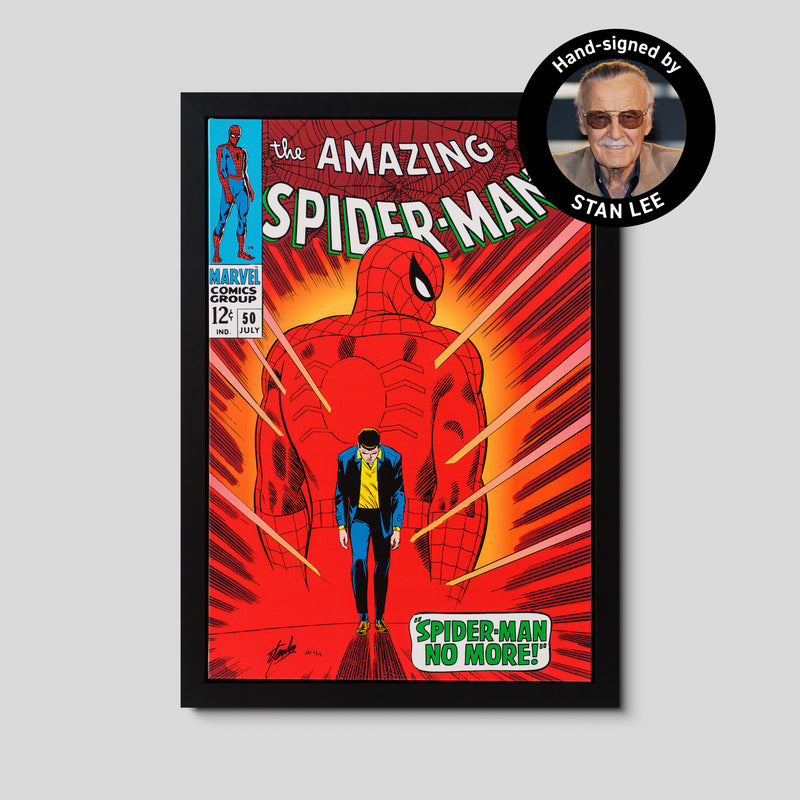 The Amazing Spider-Man #50 | Boxed Canvas | Hand-signed by John Romita