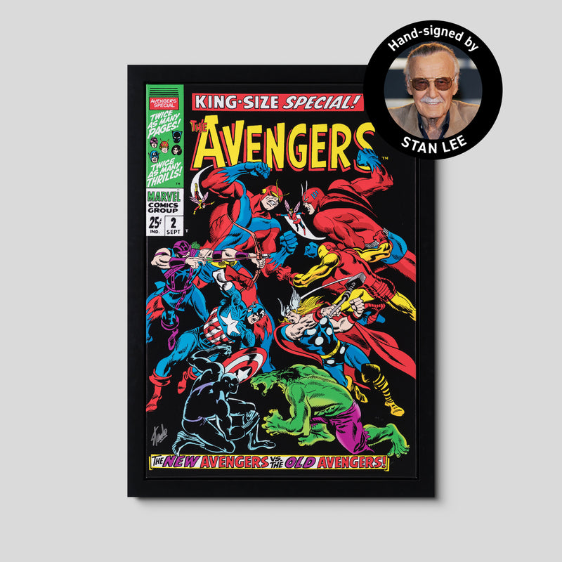 The Avengers - King-Size Special #2 | Boxed Canvas | Hand-signed by Stan Lee