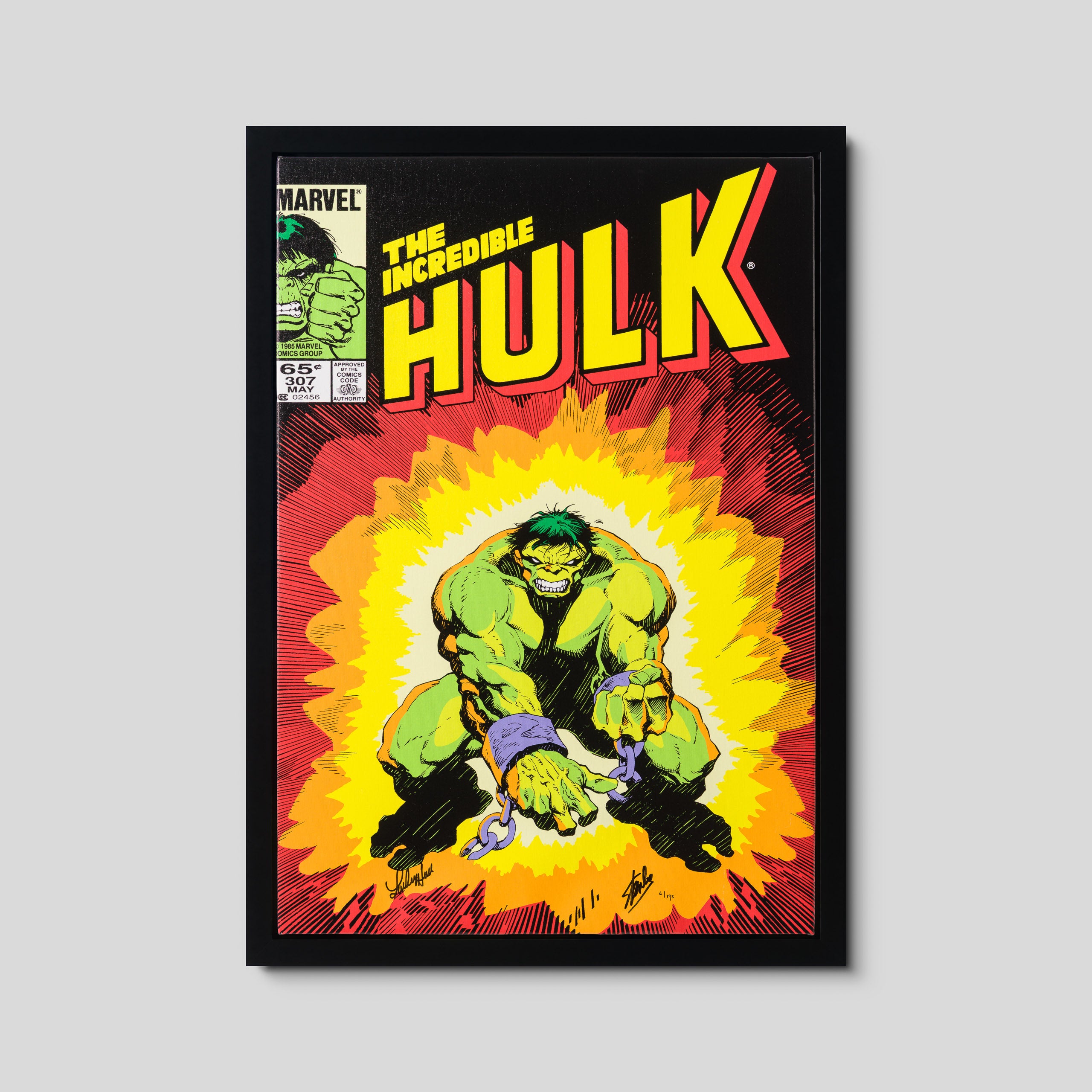 The Incredible Hulk #307 - Boxed Canvas Edition