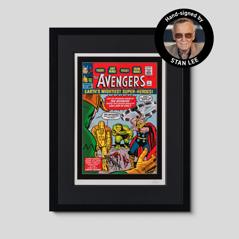 The Avengers #1 - Earth's Mightiest Superheroes | Giclee on Paper | Hand-signed by Stan Lee