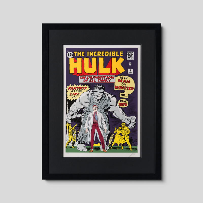 The Incredible Hulk #1 - The Strangest Man of All Time! - Giclee on Paper Edition