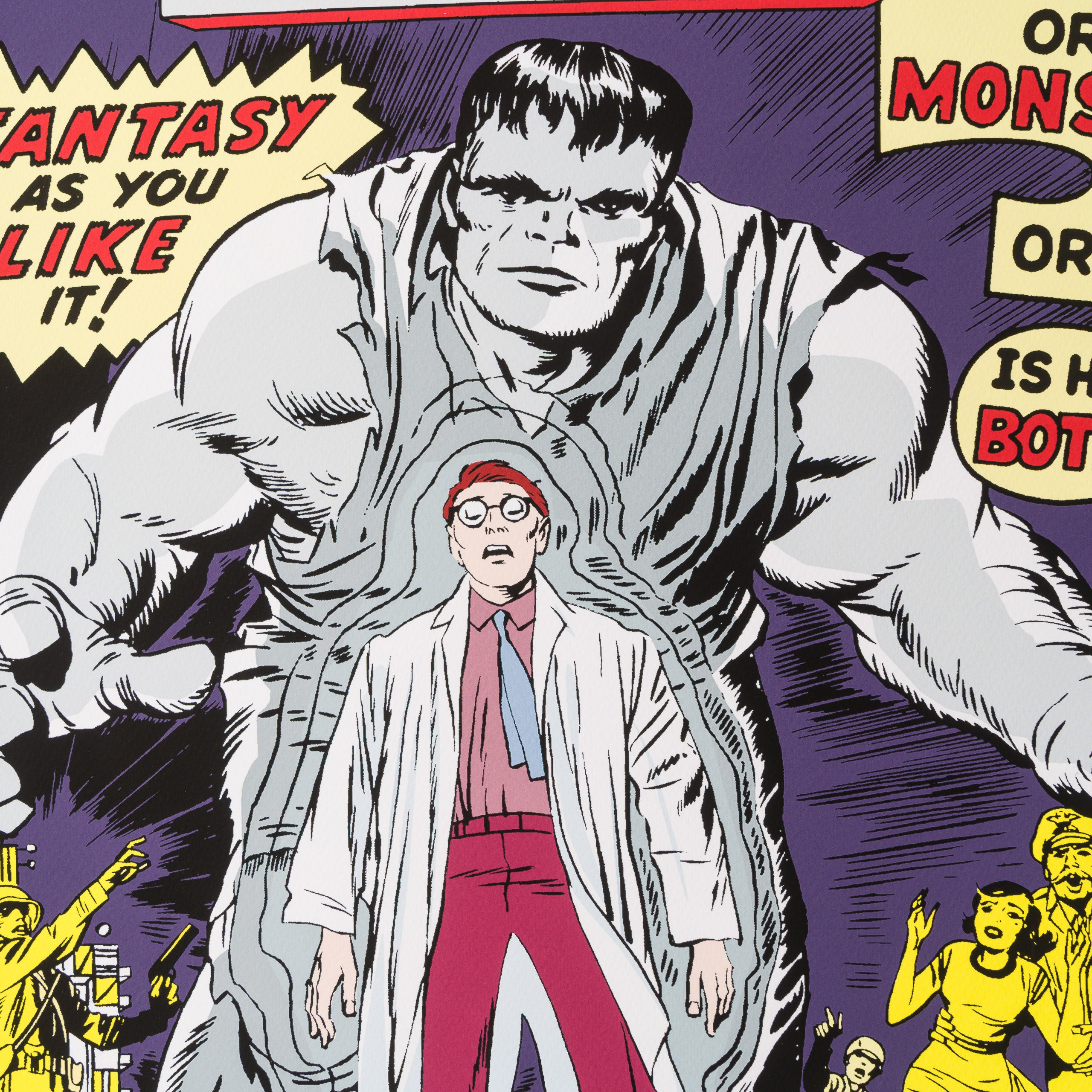 The Incredible Hulk #1 - The Strangest Man of All Time! - Giclee on Paper Edition