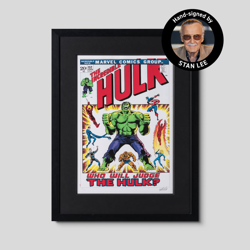 The Incredible Hulk #152 - Who Will Judge The Hulk? | Giclee on Paper Edition | | Hand-signed by Stan Lee