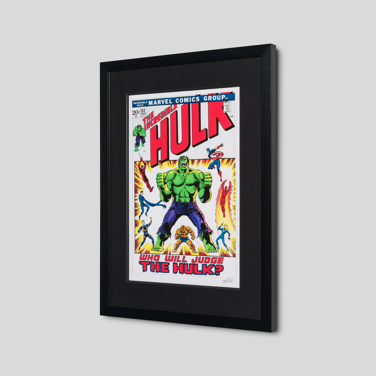 The Incredible Hulk #152 - Who Will Judge The Hulk? | Giclee on Paper Edition | | Hand-signed by Stan Lee