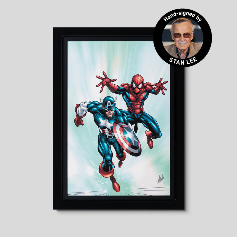 Marvel Age Team Up #2 - 1 | Deluxe Edition | Hand-signed by Stan Lee