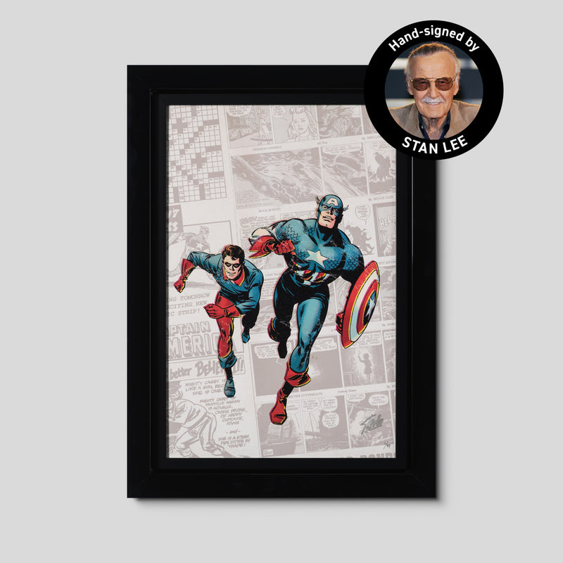 Captain America: The 1940 Newspaper Strip | Standard Edition | Hand-signed by Stan Lee