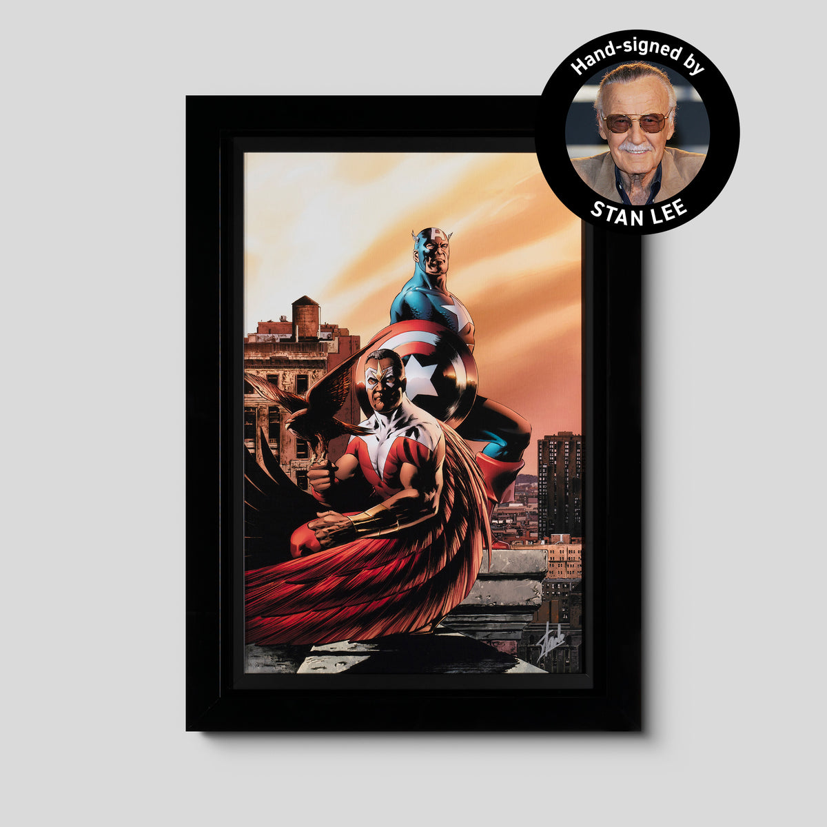 Captain America & The Falcon #5 | Deluxe Edition | Hand-signed by Stan Lee