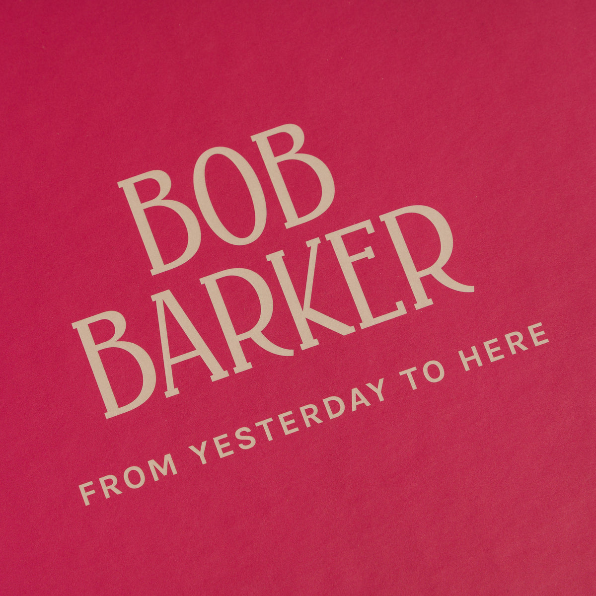 From Yesterday to Here (Book and Limited Edition Artwork)