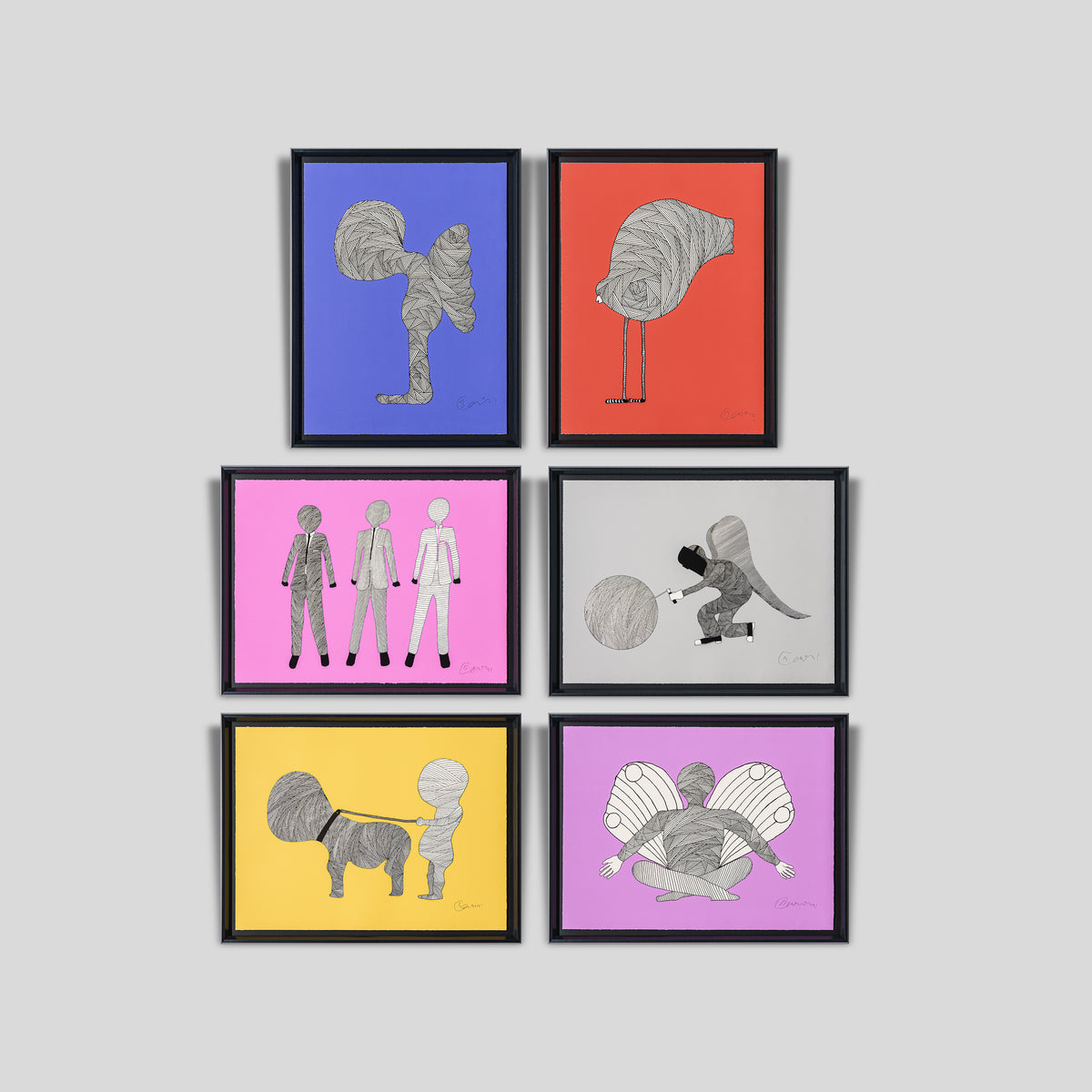 BCN BOARD Silkscreen set of six 4500px