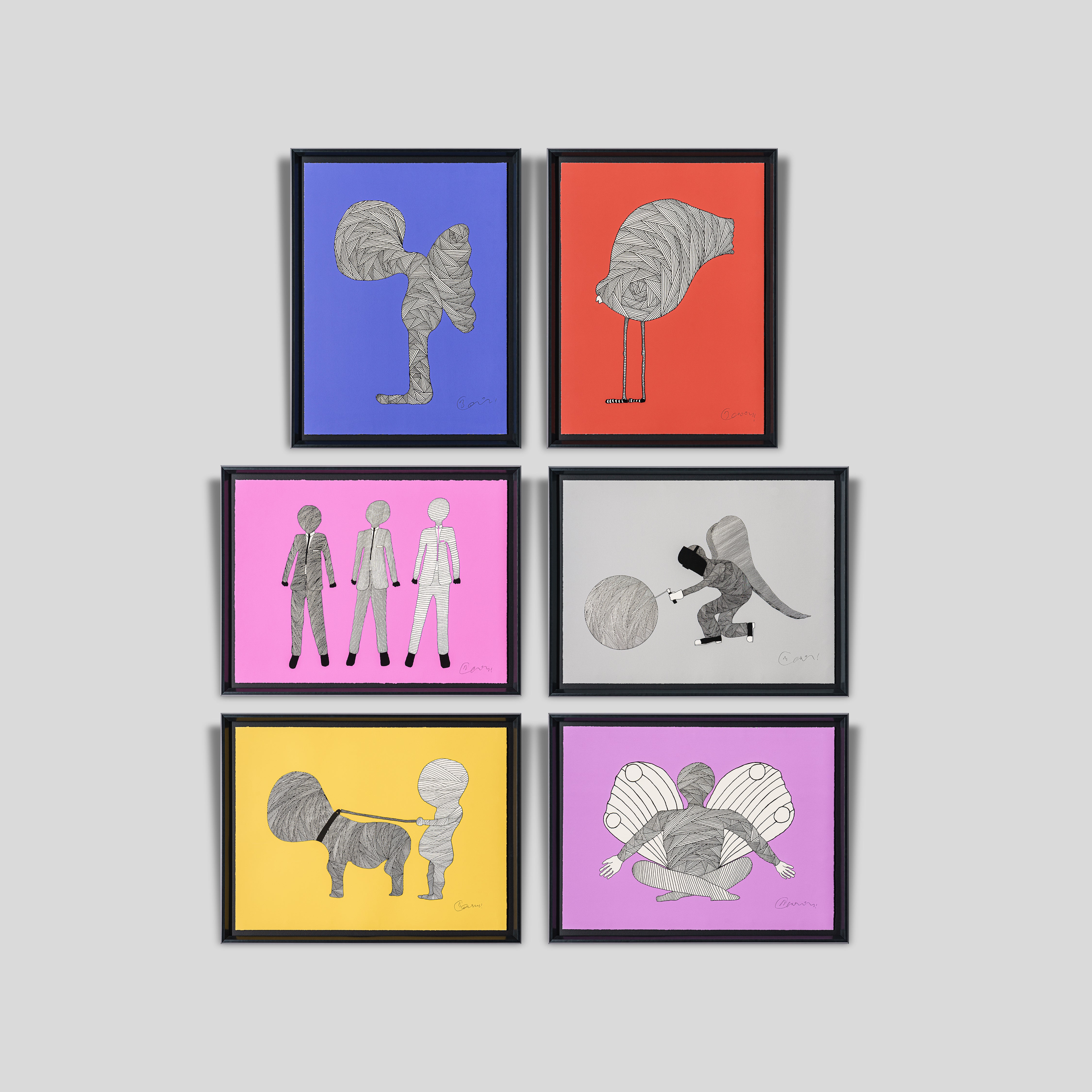 BCN BOARD Silkscreen set of six 4500px