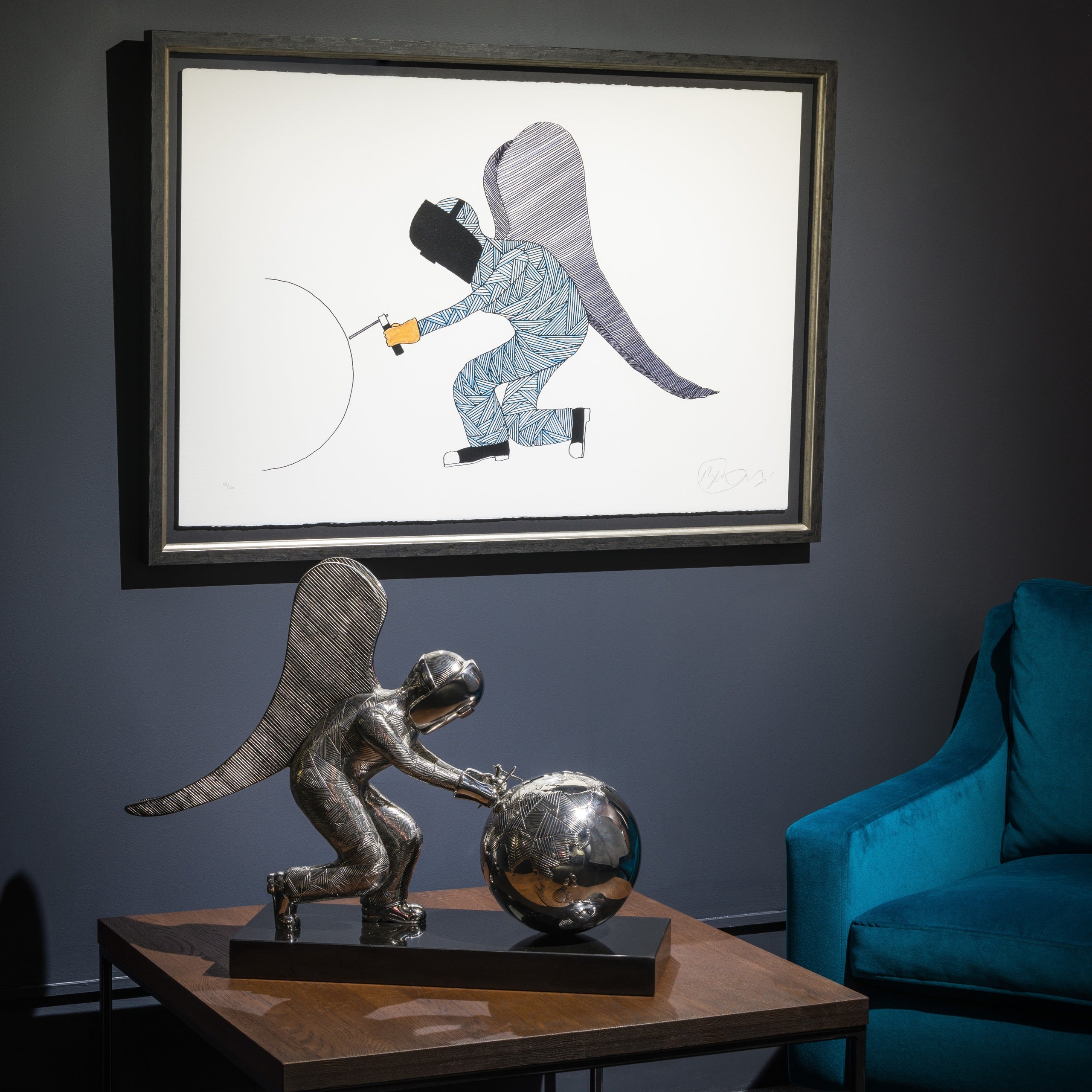 Product image 3 for billy-connolly-and-on-monday-god-made-the-world-print-sculpture-set