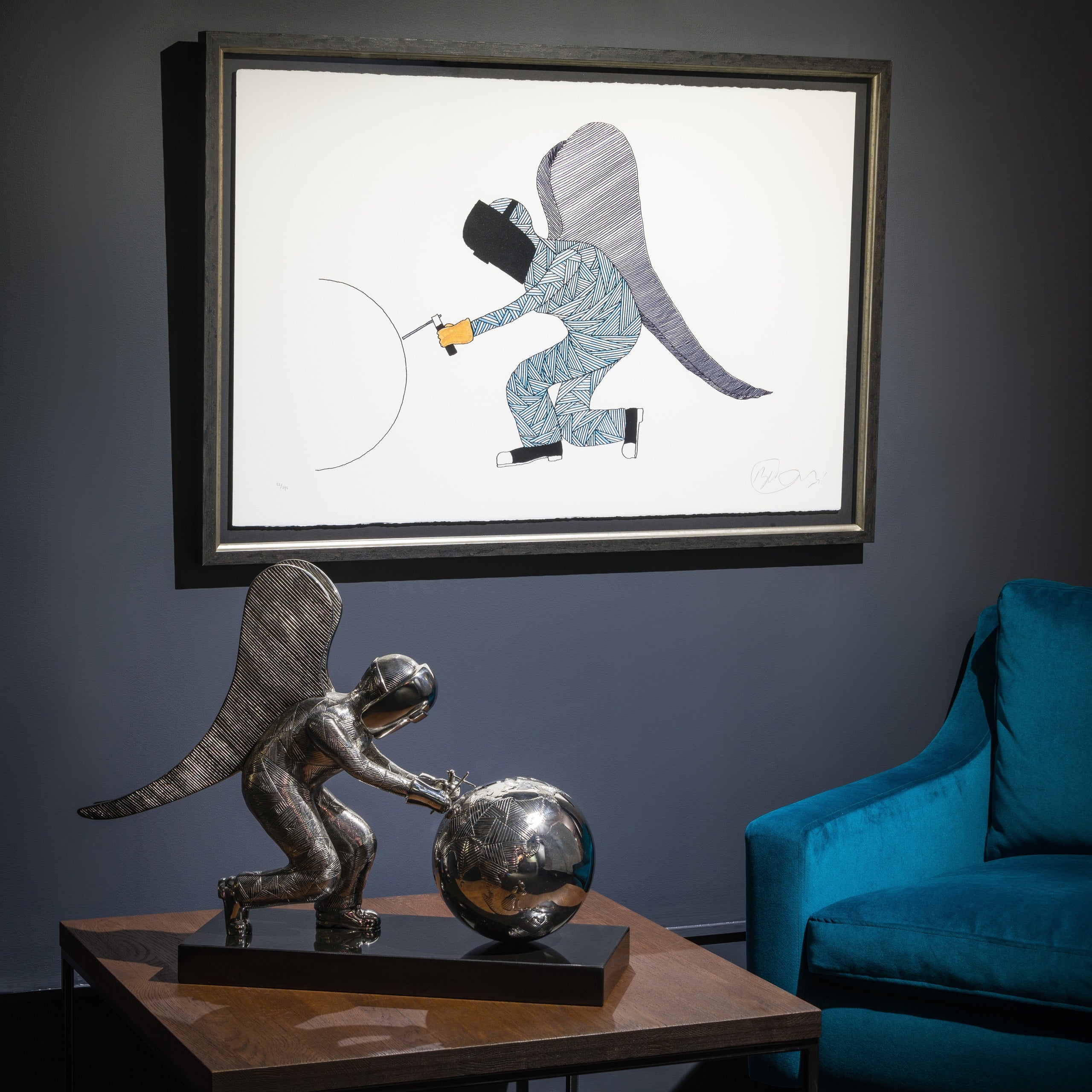 And On Monday, God Made the World | Print & Sculpture Set