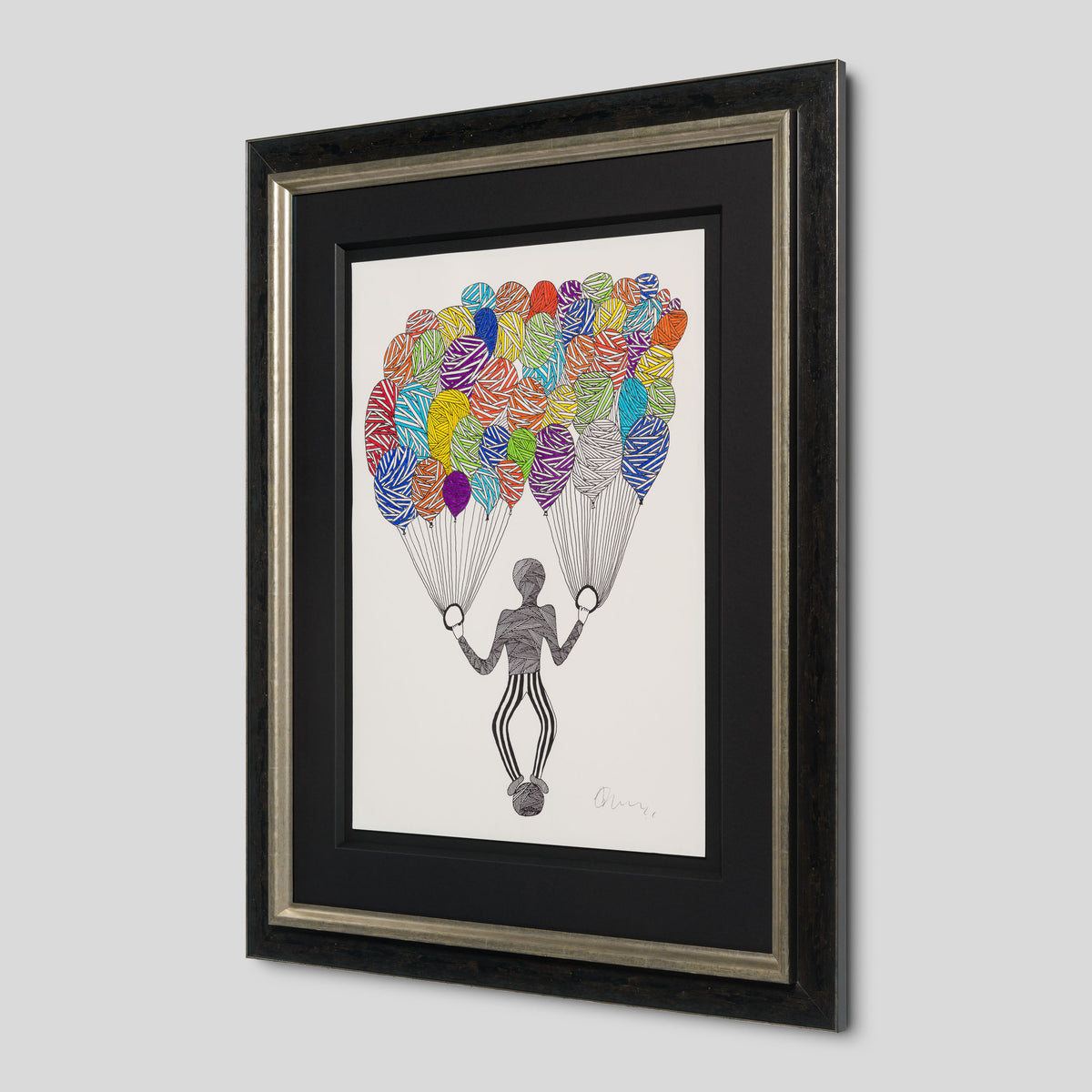 BCN ORI POR 33340 Free Flight with One White Balloon 2