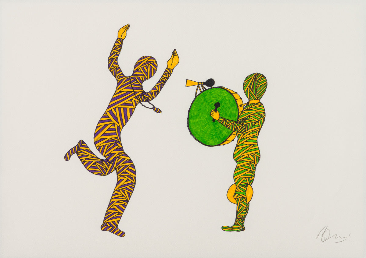 BCN ORI POR 33349 One Man s Band (Yellow, Purple & Green) 31