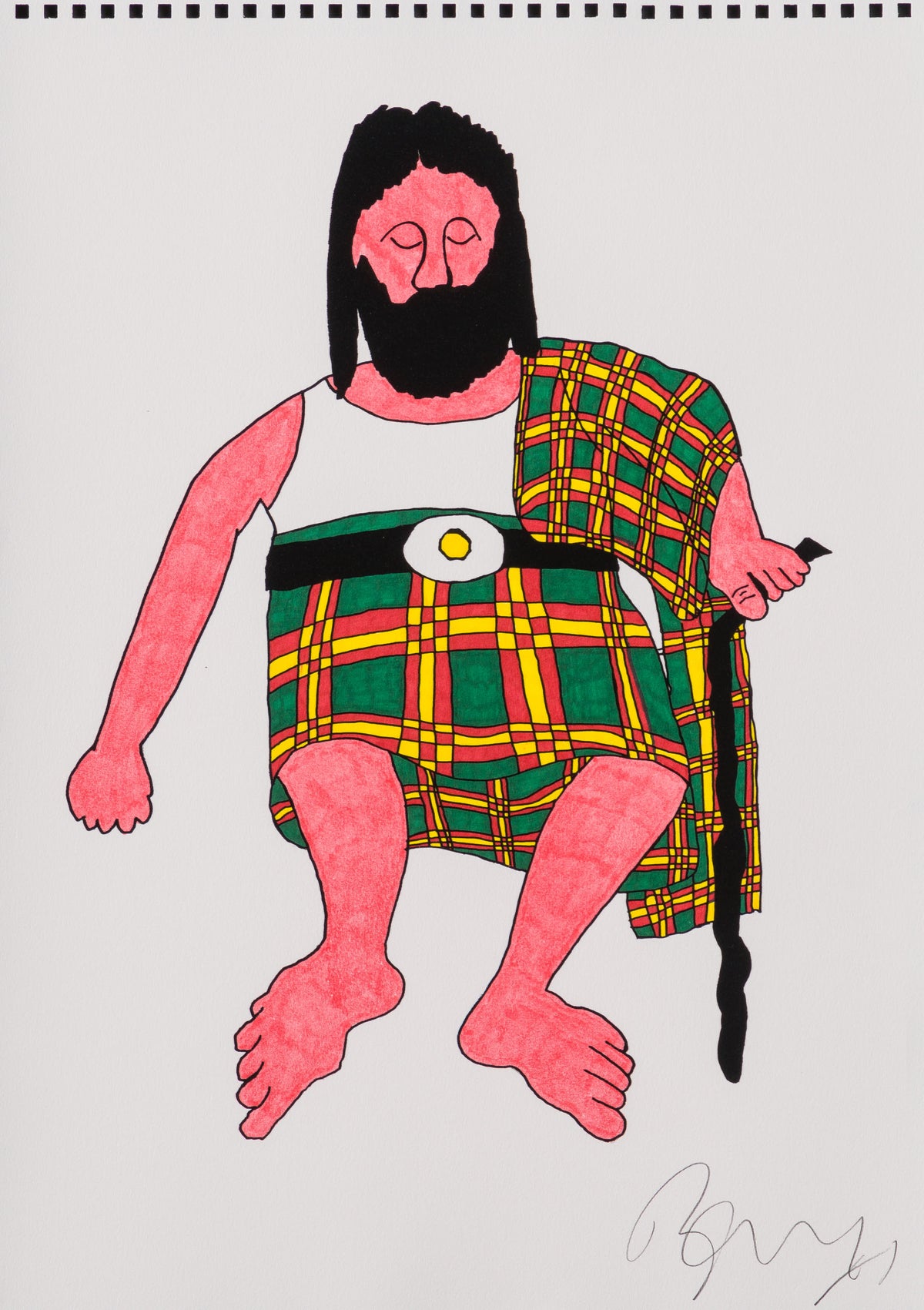 BCN ORI POR 33361 Sunburned (Green, Red & Yellow Kilt) 31