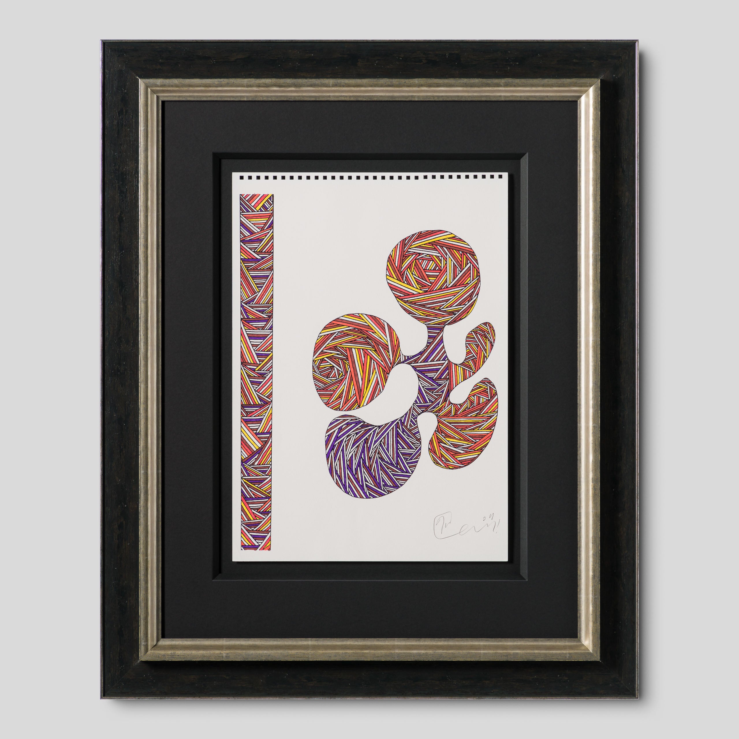 BCN ORI POR 33372 Wee Warrior With Targe Orange & Purple 1