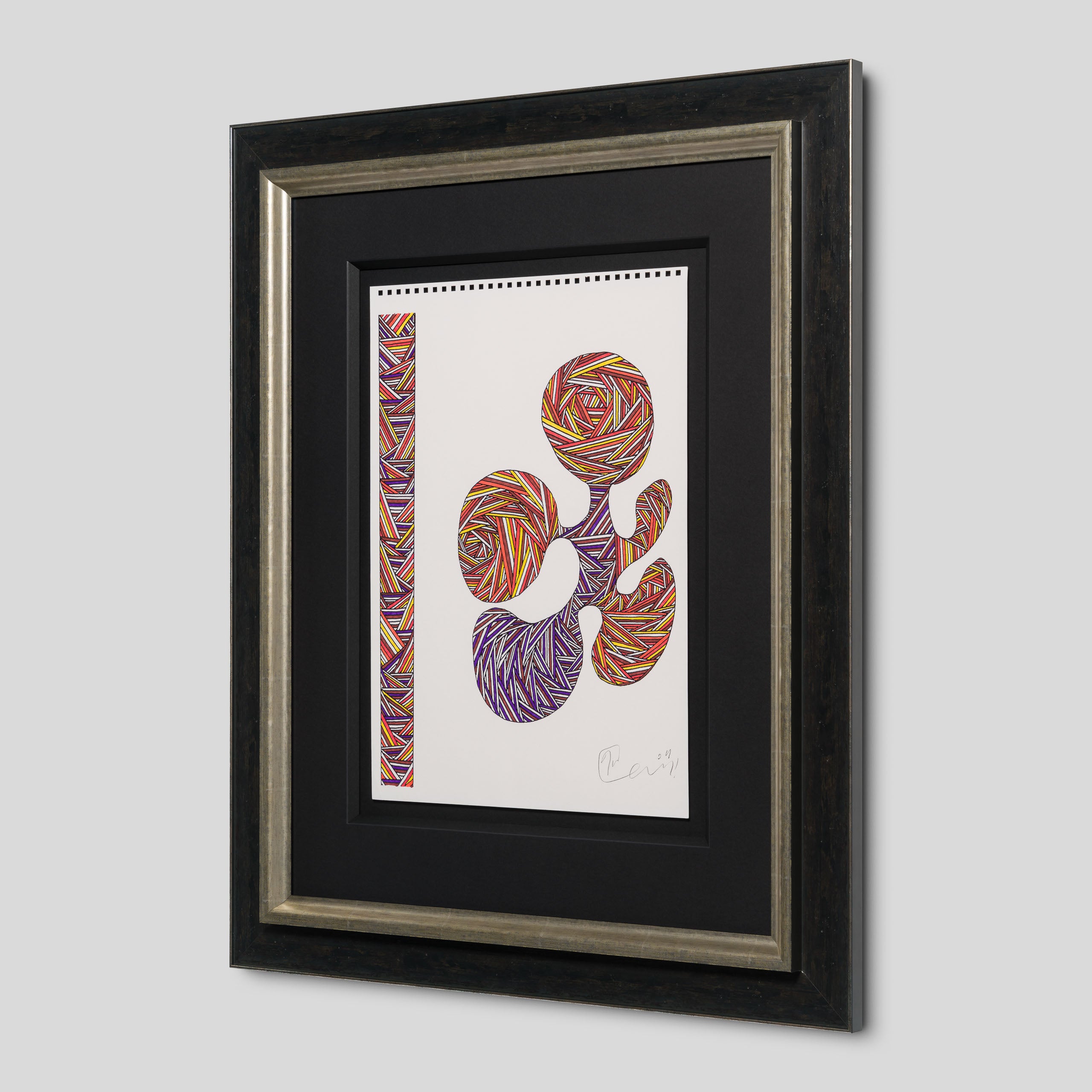 BCN ORI POR 33372 Wee Warrior With Targe Orange & Purple 2