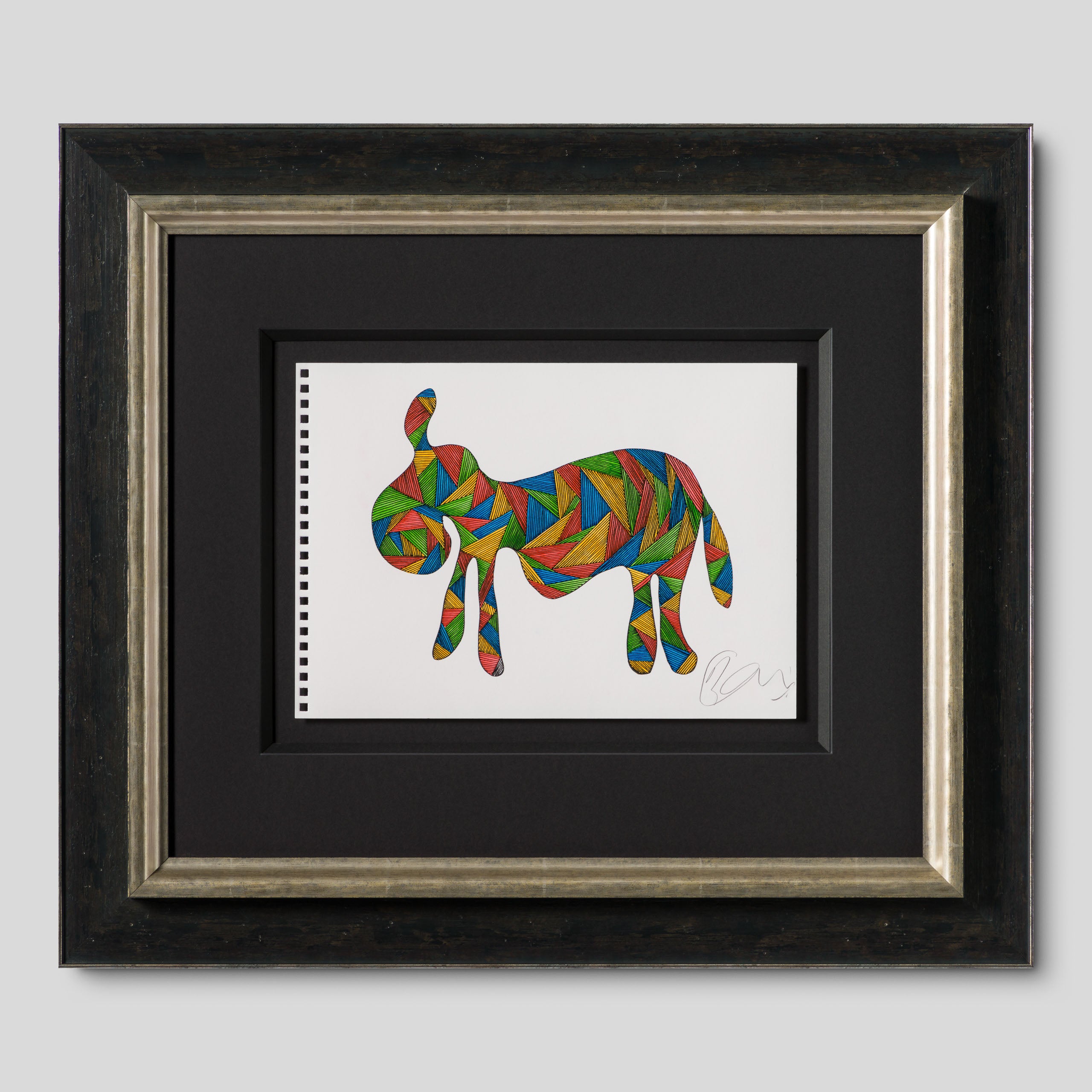 BCN ORI POR 33509 Drunk Donkey (Coloured Triangles) 1