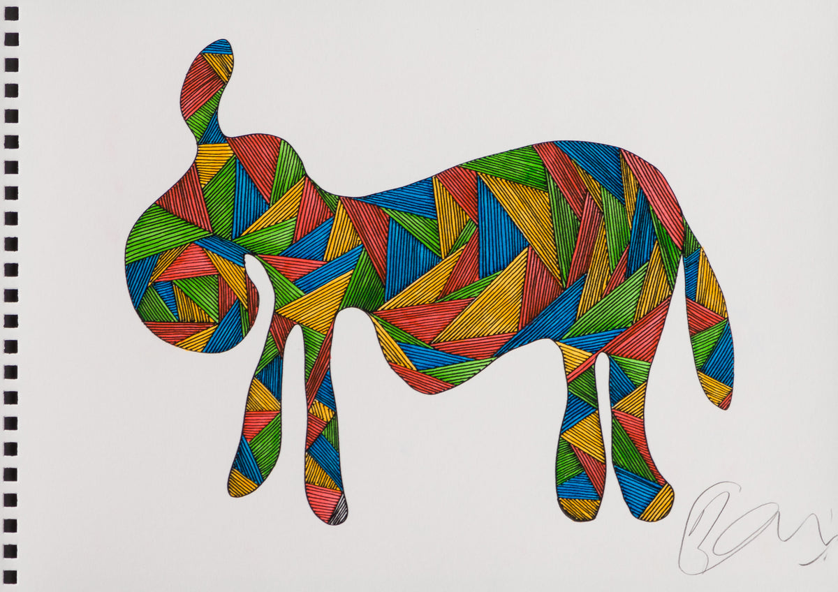 BCN ORI POR 33509 Drunk Donkey (Coloured Triangles) 31