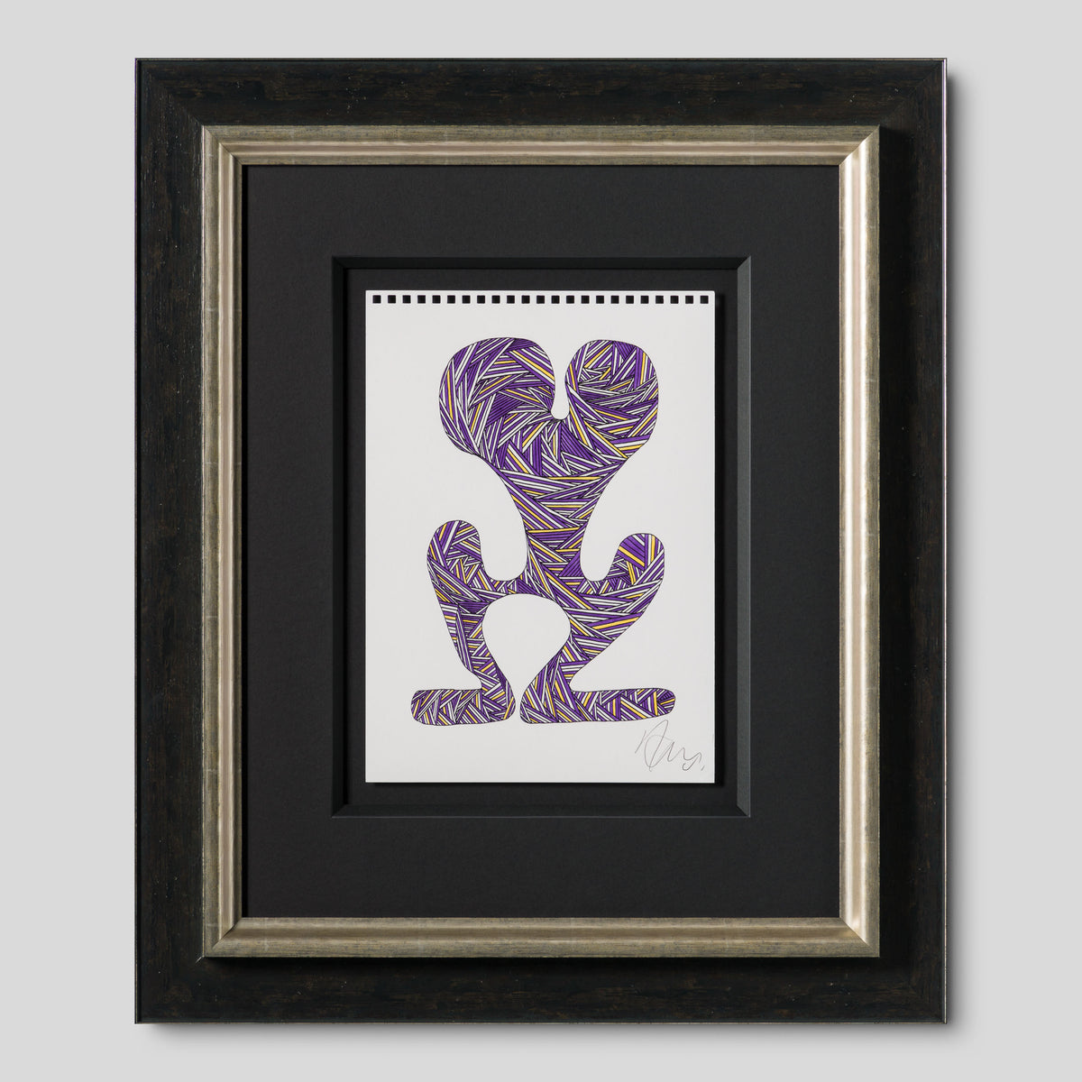 BCN ORI POR 33510 Extinct Scottish Amphibian (Purple & Yellow) 1