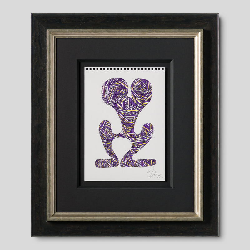 BCN ORI POR 33510 Extinct Scottish Amphibian (Purple & Yellow) 1