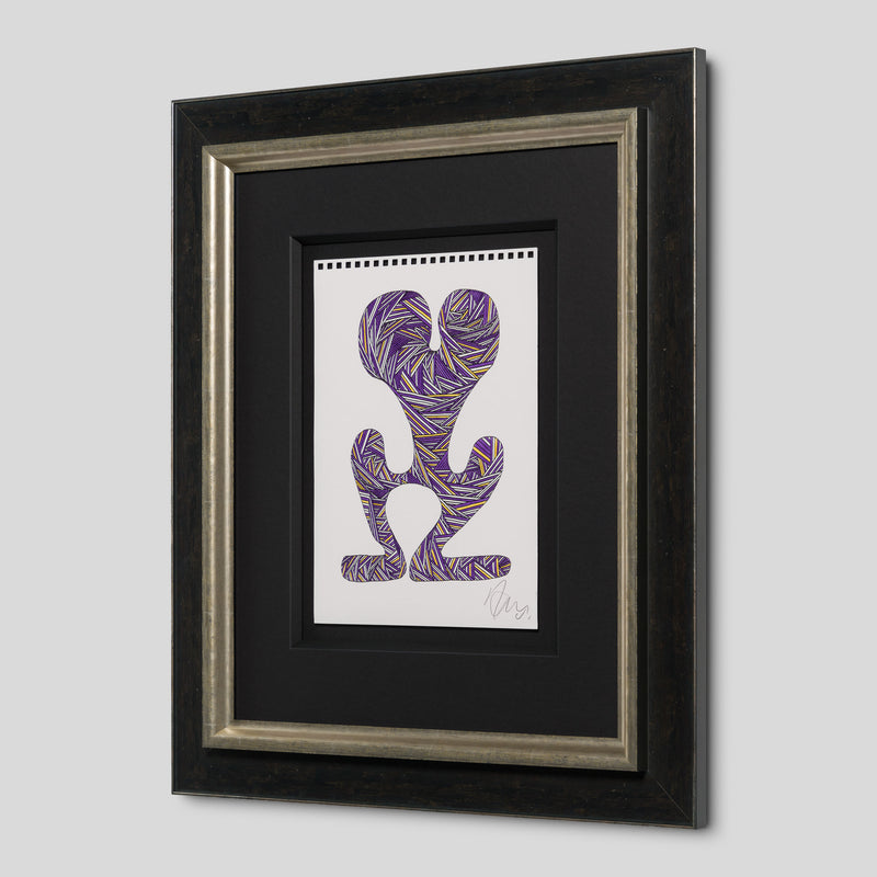 BCN ORI POR 33510 Extinct Scottish Amphibian (Purple & Yellow) 2