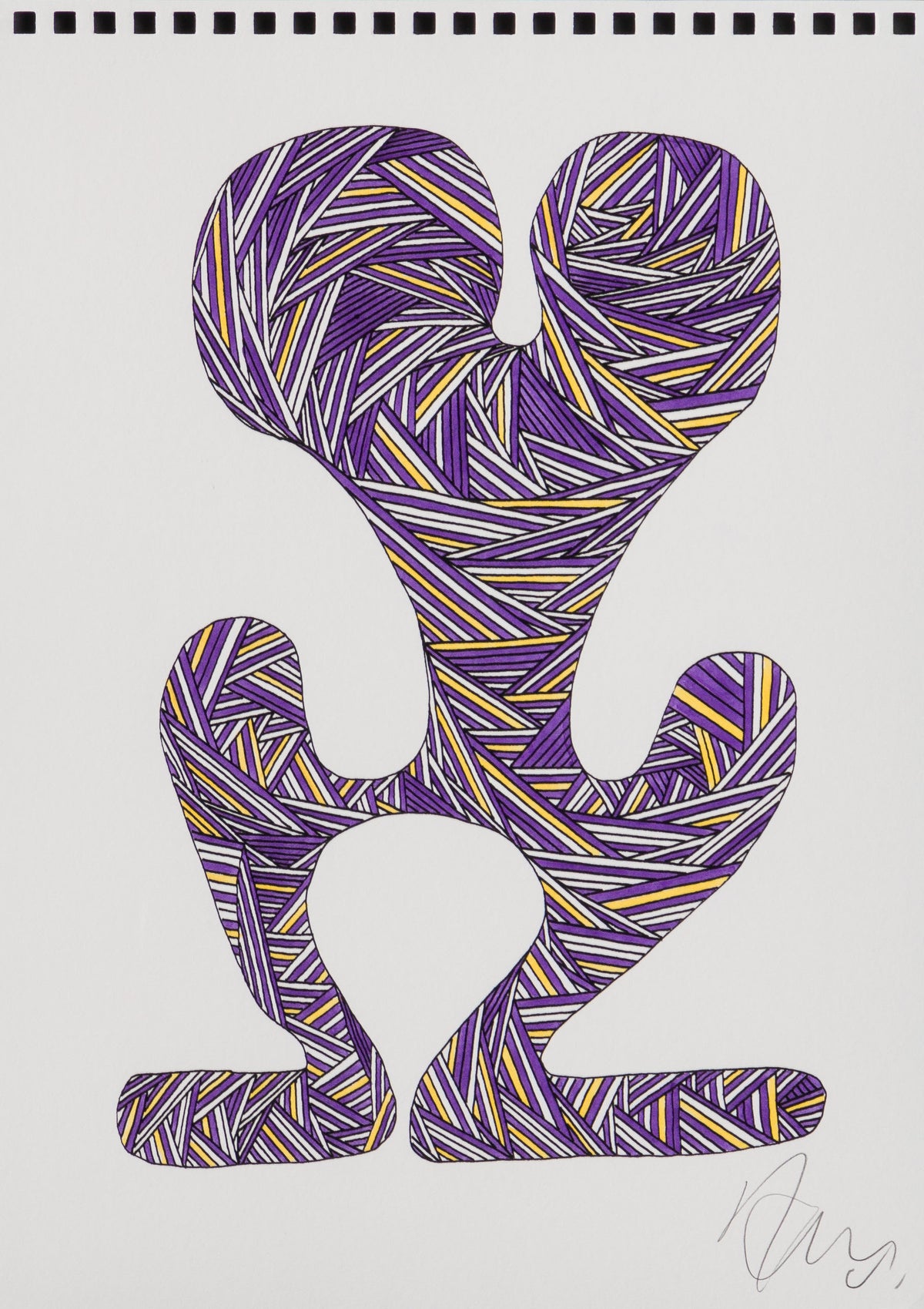 BCN ORI POR 33510 Extinct Scottish Amphibian (Purple & Yellow) 31