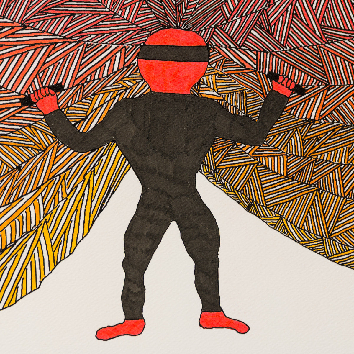 BCN ORI POR 36415 Glaswegian Icarus (Red & Orange) 4