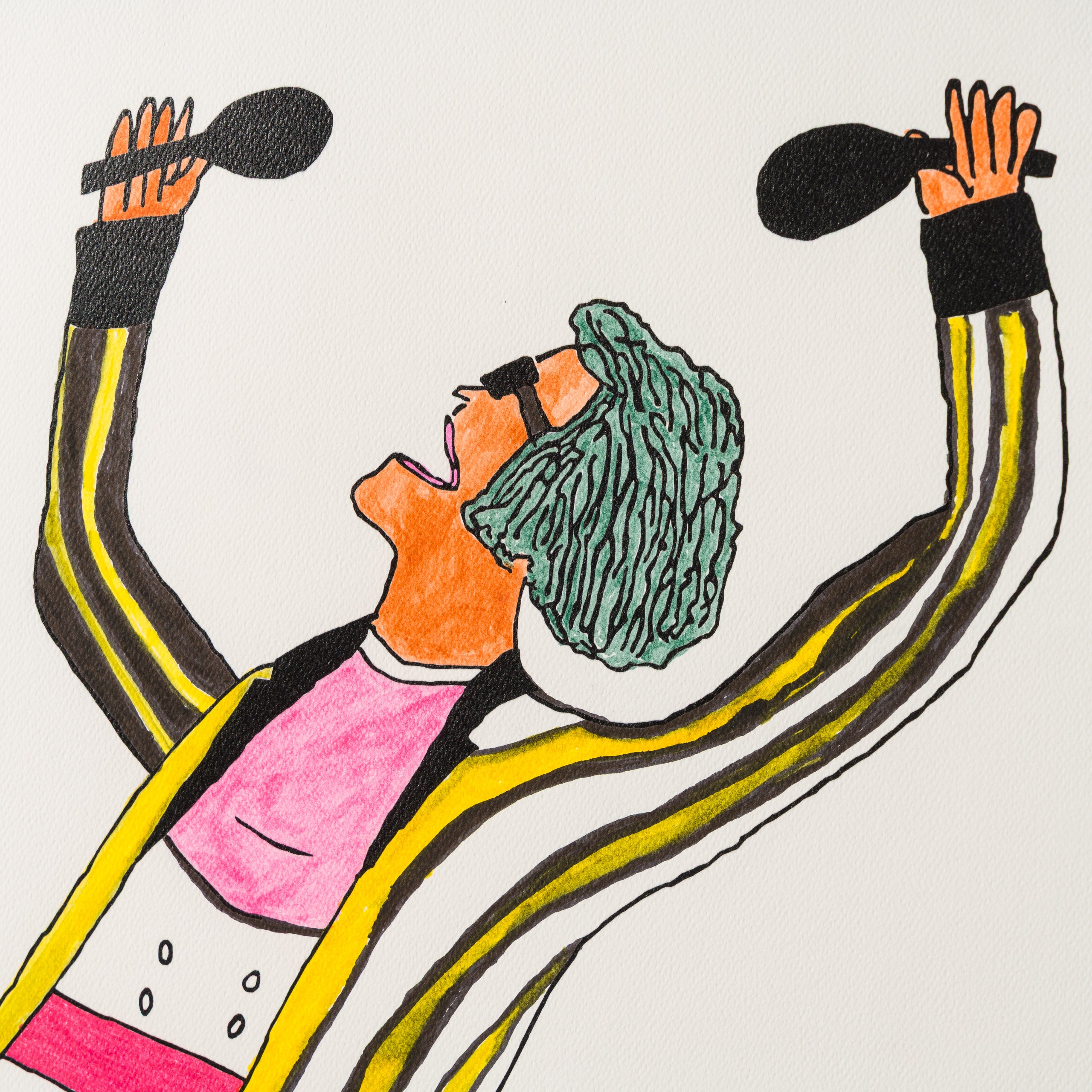 BCN ORI POR 36433 Windswept & Interesting (Black & Yellow Stripes) 4