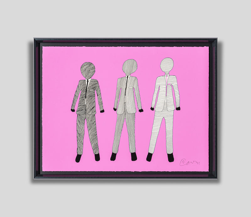 BCN SIL POR 25364 1 Pink Tie Hanky