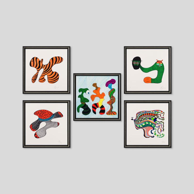 BCN Unframed set of five LARGE edition