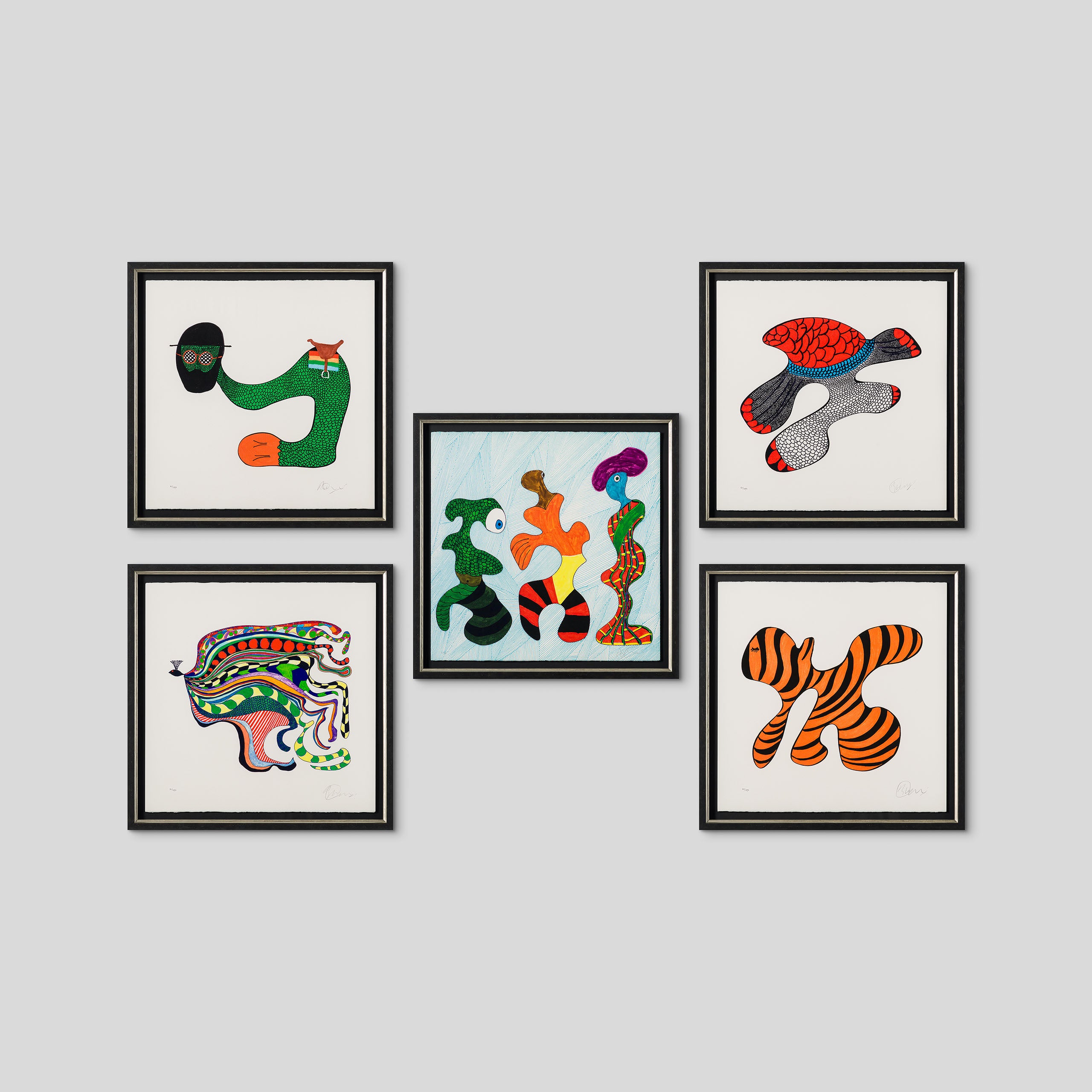 BCN Unframed set of five Standard edition