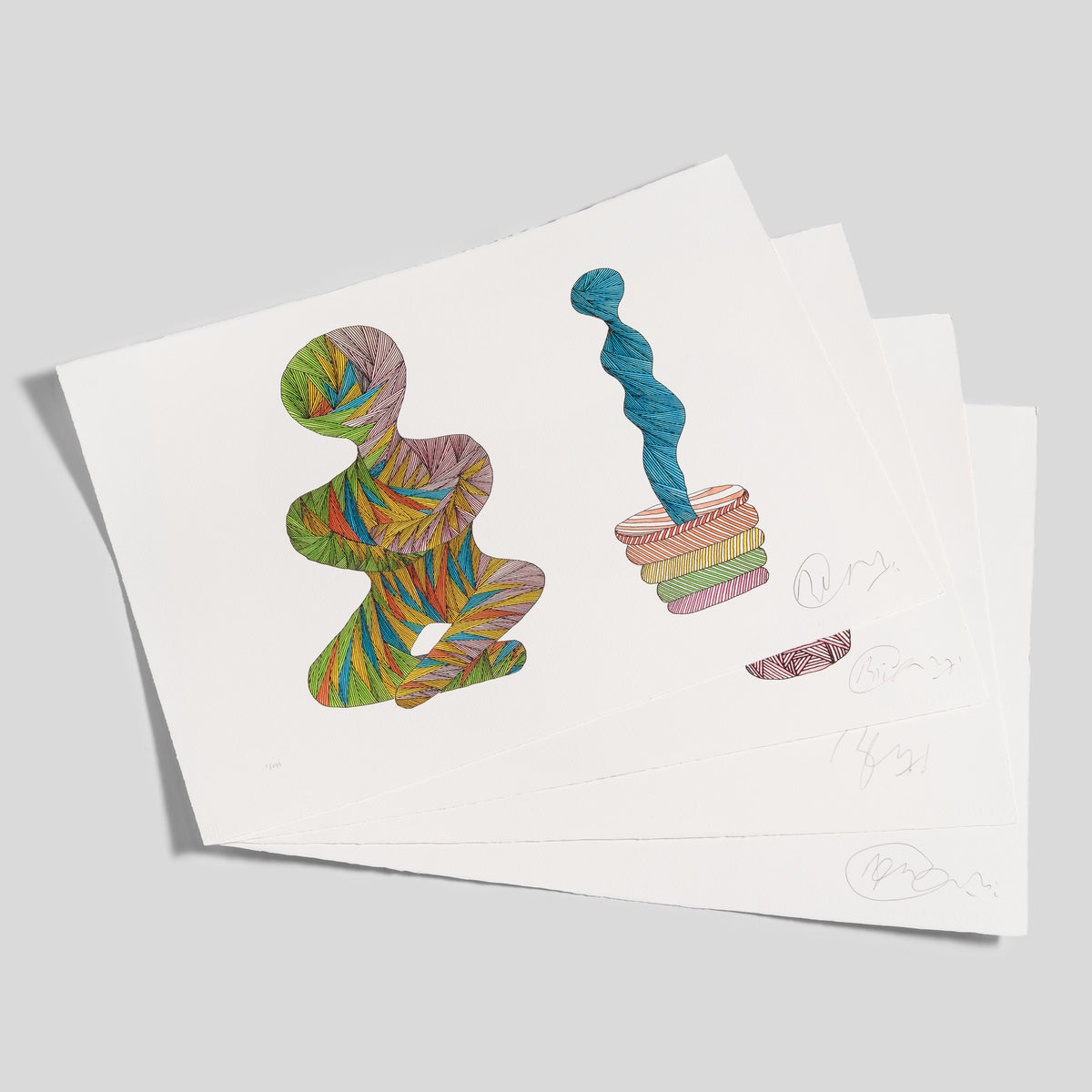 BCN Unframed Set of Six with Portfolio 7