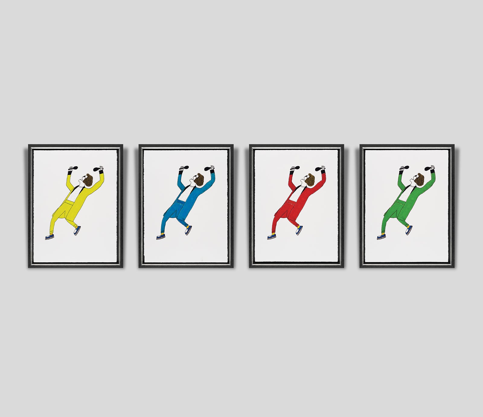 BCN WINDSWEPT & INTERESTING SET OF 4 PI