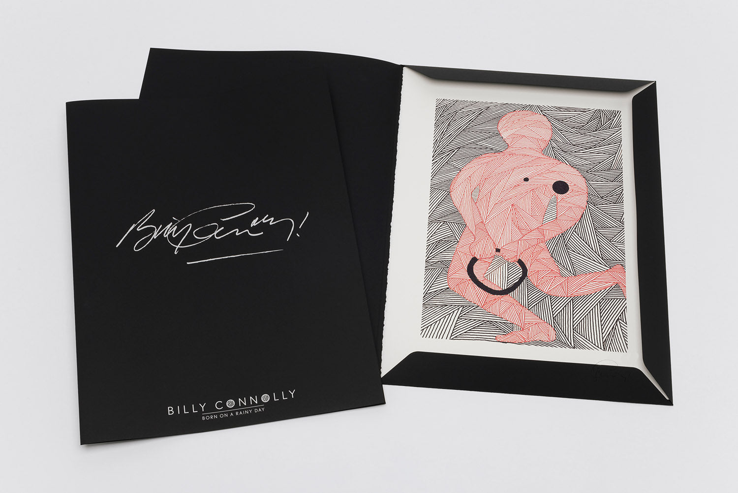 BCO Born On A Rainy Day 2021 portfolio open with cover