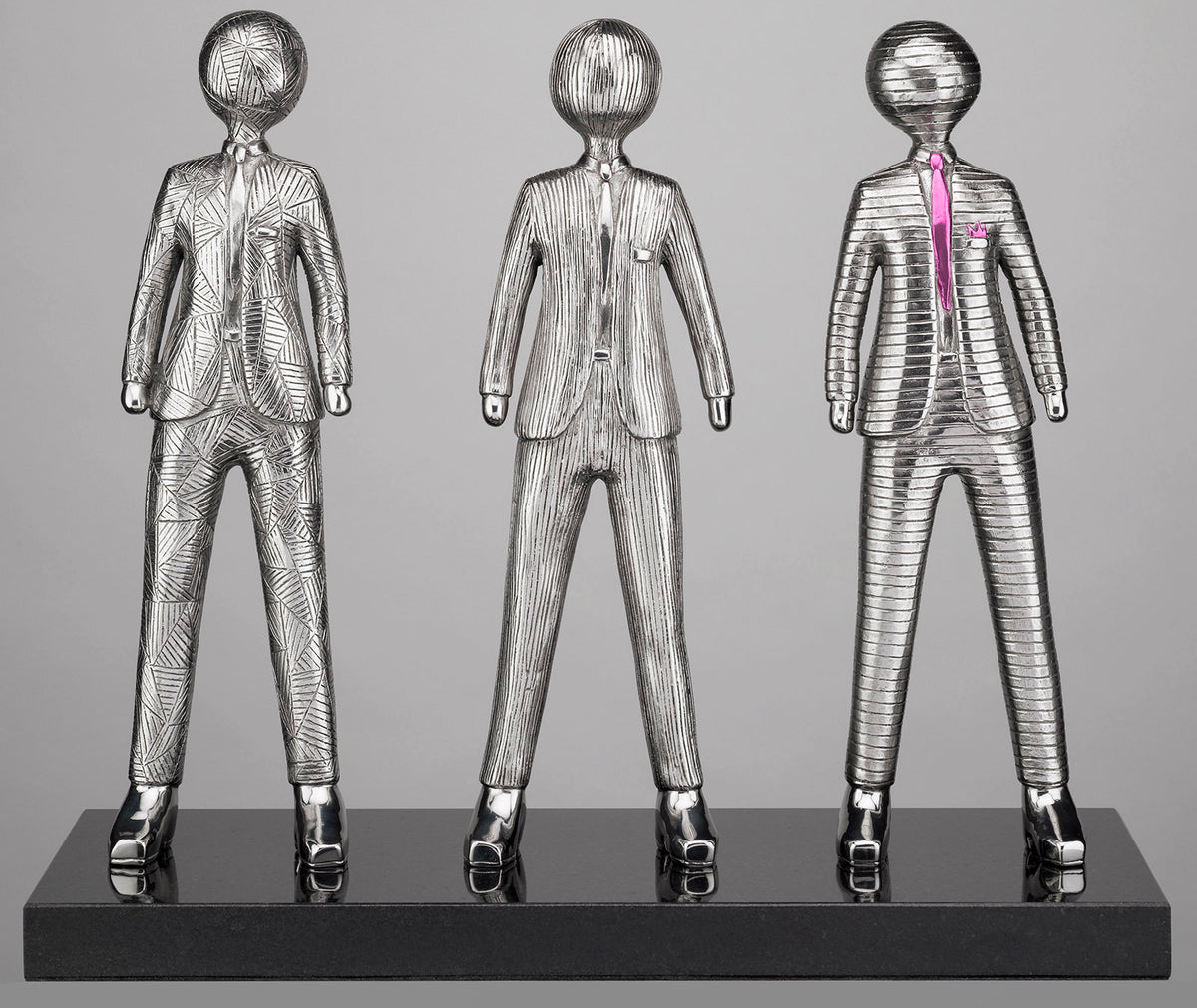 BCO Sculp Pink Tie & Hanky