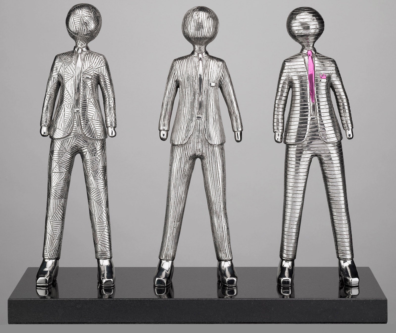 BCO Sculp Pink Tie & Hanky