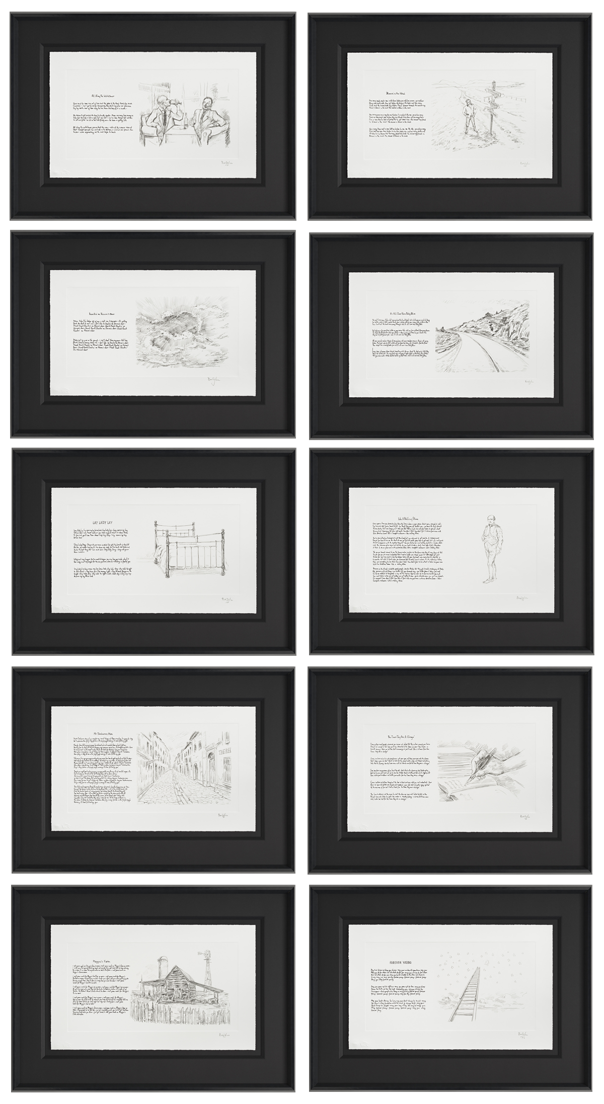 BDY MONDO SCRIPTO BOXED SET framed