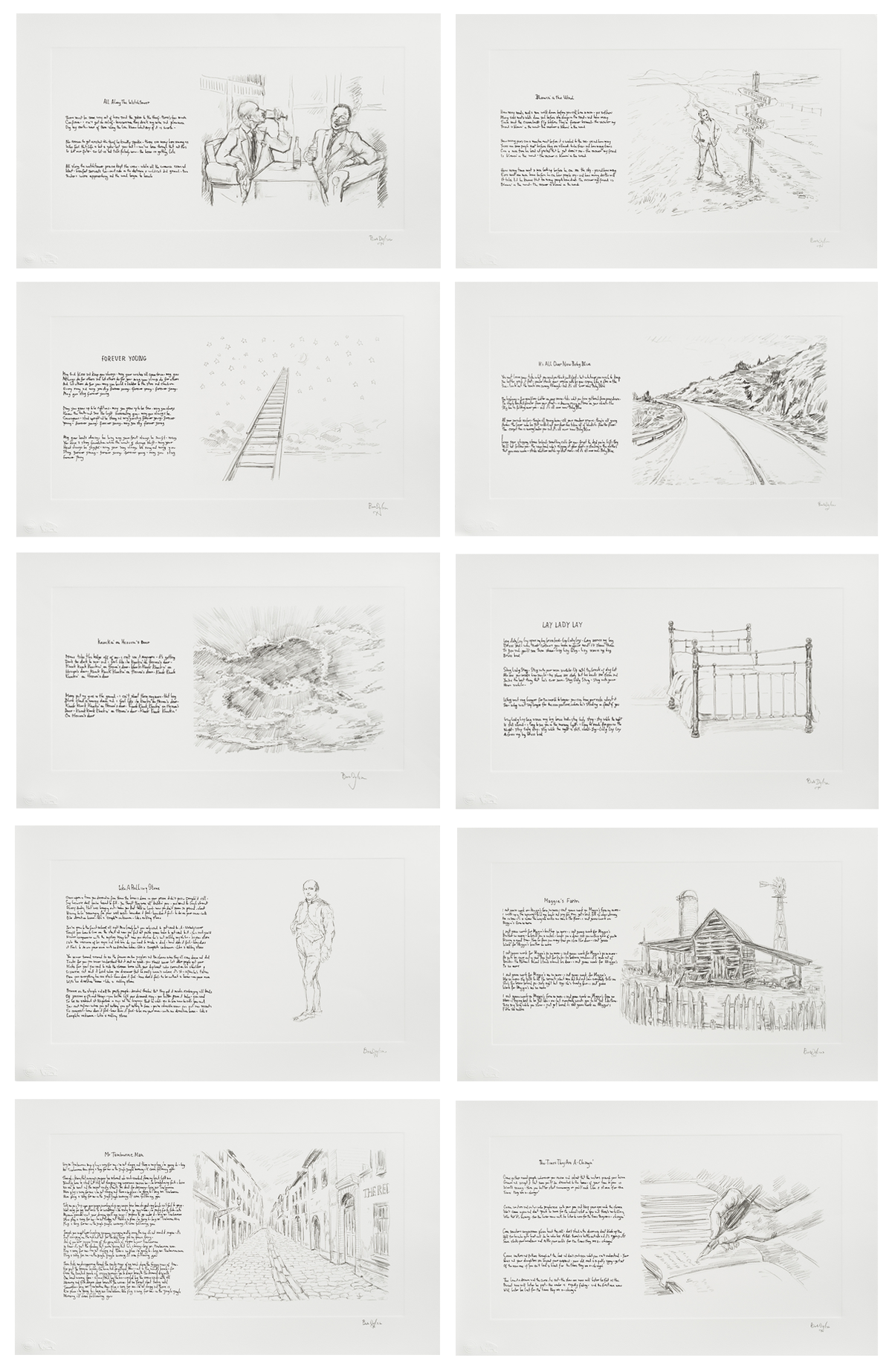 BDY MONDO SCRIPTO BOXED SET unframed