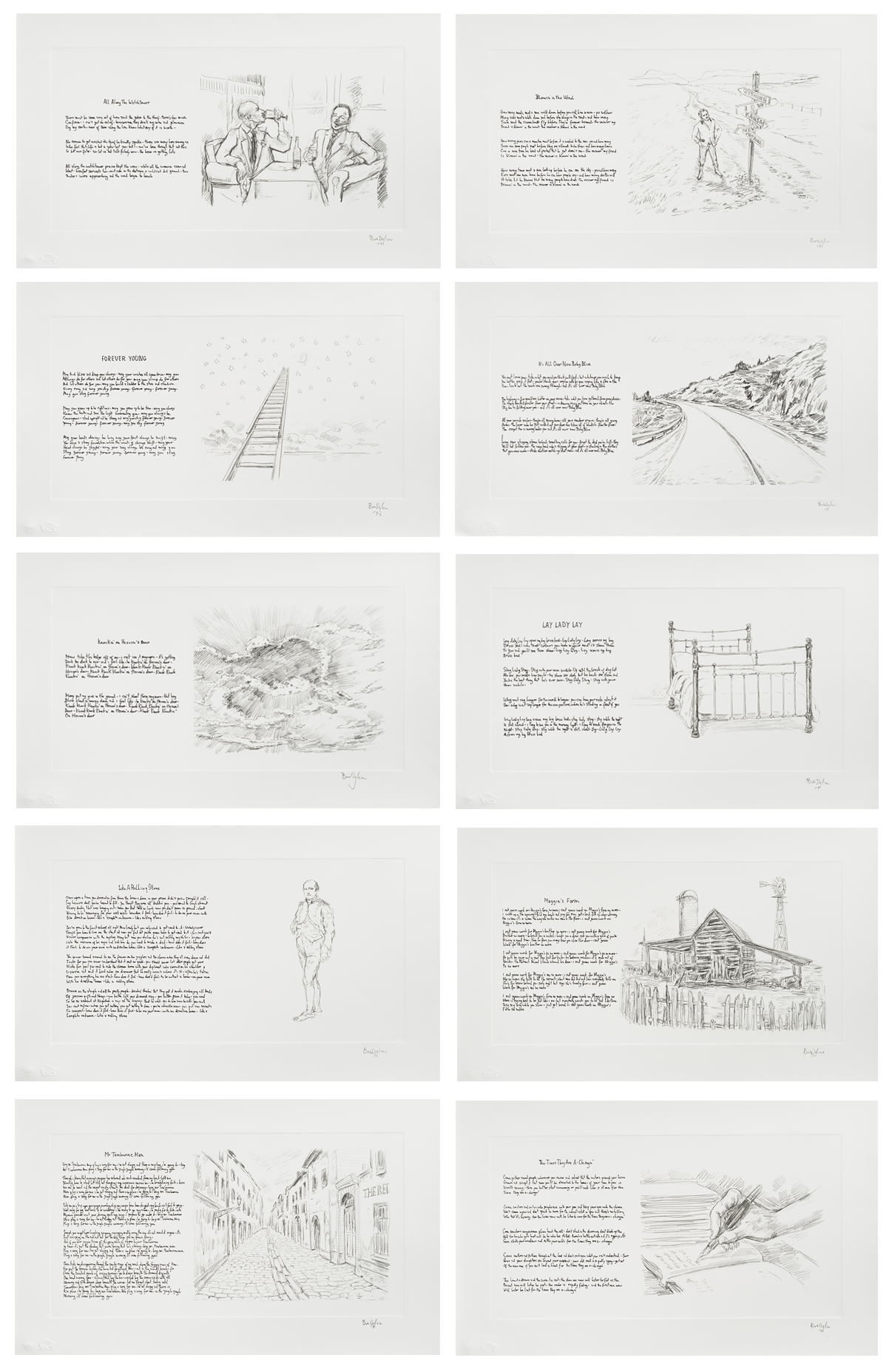 Mondo Scripto and Knockin' On Heaven's Door Unframed Portfolio Sets (2018)