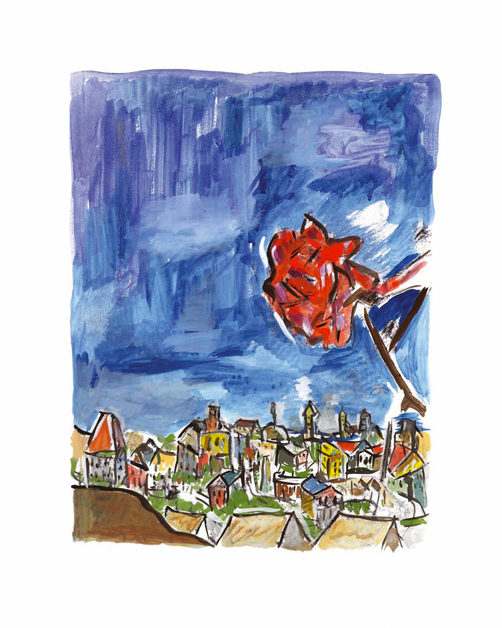 bdy rose on a hillside 2009