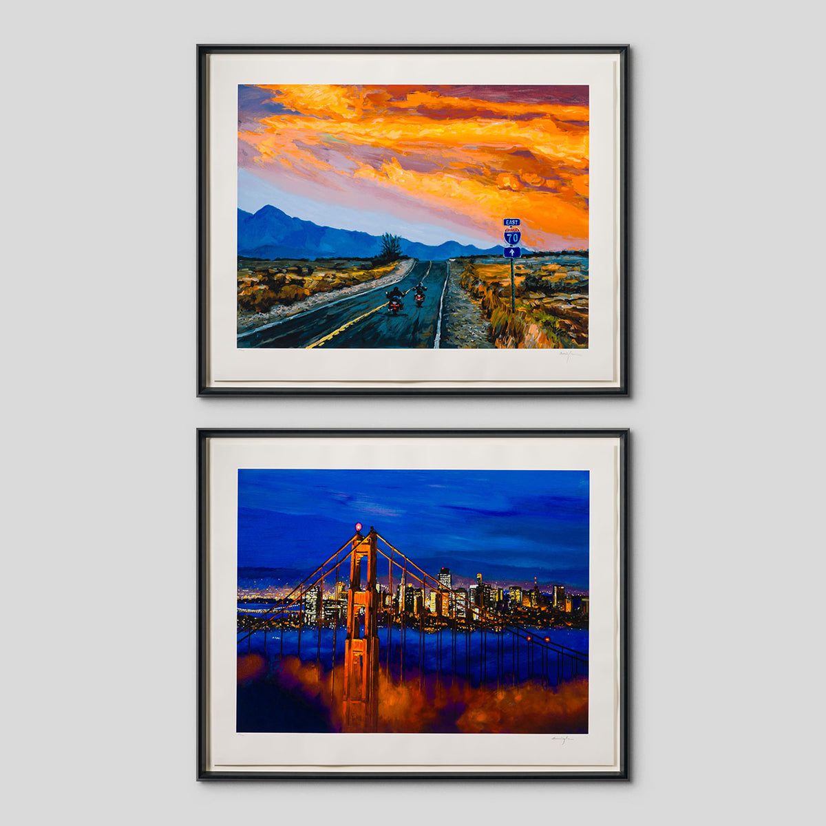 BDY Set of Two Framed